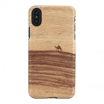 MAN&WOOD dėklas iPhone X/XS terra black – apsauginis užpakalinis dangtelis