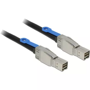 SAS kabelis DeLOCK 83394, Mini SAS HD x4 SFF-8644, 1 m