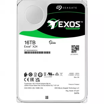 Seagate Exos X24 16 TB 7200 RPM 512 MB 3.5 inch Serial ATA III vidinis kietasis diskas