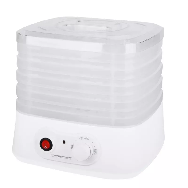 Džiovintuvas Esperanza EKD004, skaidrus, baltas, 250 W