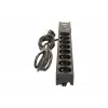 Lestar Lxa 816 Ga apsauginis filtras, 8 lizdai, 3m, juodas