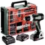 Atsuktuvas belaidis METABO.SCREWDRIVER BS 18 L 60/26Nm su 2x 2,0Ah akumuliatoriais ir 74 priedais dėkle