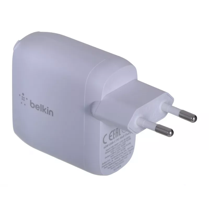 Belkin WCB006VFWH mobiliojo įrenginio įkroviklis išmaniesiems telefonams, planšetiniams kompiuteriams, baltas, AC, vidaus naudojimui