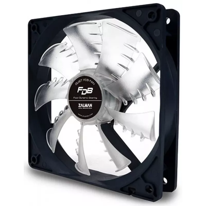 Zalman ZM-F3 FDB(SF) kompiuterio korpuso ventiliatorius 12 cm juodas, permatomas
