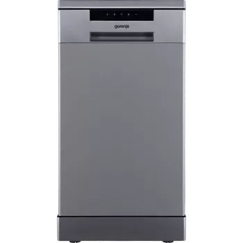 Indaplovė Gorenje GS522E10S, energijos klasė E, laisvai pastatoma, plotis 45 cm, 10 komplektų, pilka