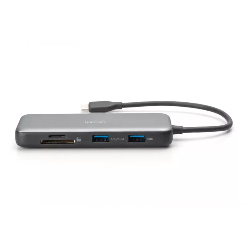 USB-C dokų stotelė Digitus DA-70915 8 prievadų 100W Power Delivery