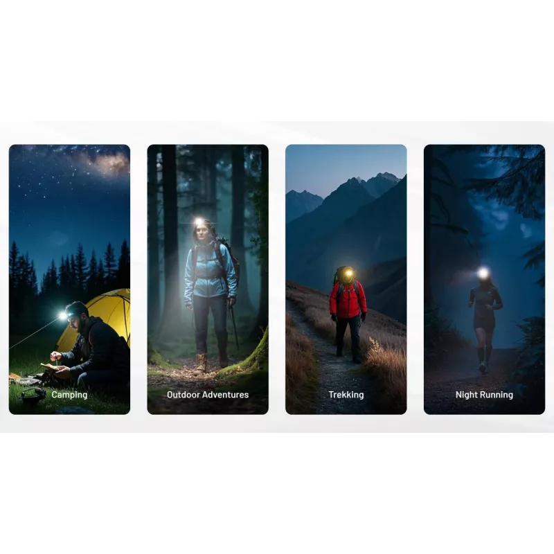 Galvos žibintas Nitecore NU25 MCT UL įkraunamas lengvas 400 lm kelių spalvų temperatūrų