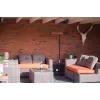 SUNRED RD-DARK-25S tamsusis stovimas infraraudonųjų spindulių šildytuvas, 2500 W, juodas, IP55