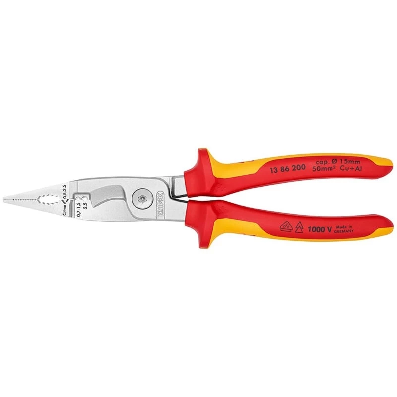 Knipex 13 86 200 replės – smailianosės replės