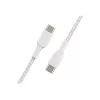 Pintas USB-C – USB-C laidas, 1 m, baltas