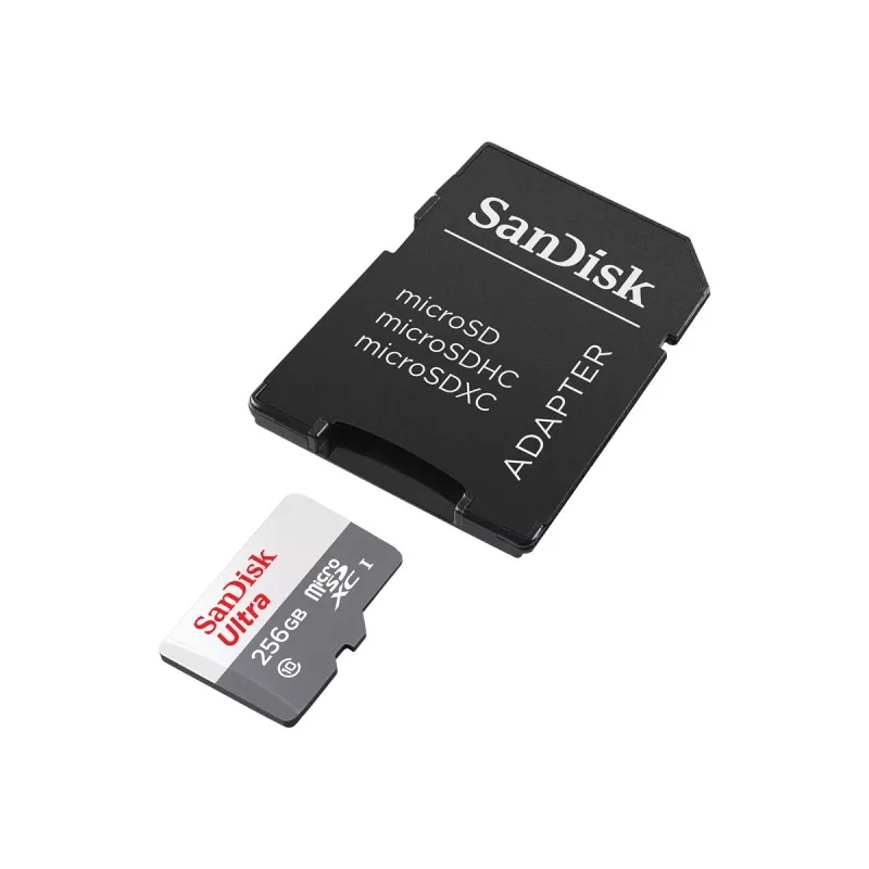 „SanDisk“ 256 GB „MicroSDXC“ UHS-I „Ultra“ atminties kortelė SDSQUNR-256G-GN6TA