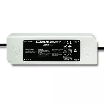 LED tvarkyklė Qoltec 50945, 12V DC, 150W, IP67