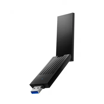 USB Type-A Wi‑Fi 6E adapteris Cudy WU5400, dviejų juostų 2x2, 2402 Mbit/s, juodas