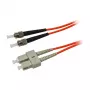 Synergy 21 2.0m OM2 ST - SC - ST - SC - Männlich/männlich - OM2 - Orange - Multi-mode (S216255)