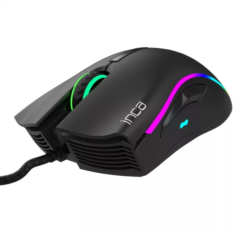INCA ANAHITA RGB MACRO KEYS PROFESSIONAL GAMING MOUSE (juoda)
