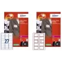 Avery L4785-20.FR White lipdukų lapai