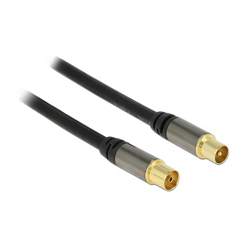 Koaksialinis kabelis RG-6/U DeLOCK 88925 5 m IEC juodas