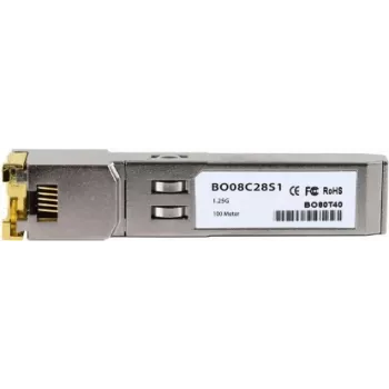 SFP varinis siųstuvas BlueOptics BO08C28S1 1000 Mbit/s Gigabit Ethernet, RJ45