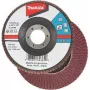 Makita šlifavimo diskas - medienai, metalui, plastikui, spalvotiesiems metalams - 125 mm - Grūdėtumas: A80 - tinka Makita GA005GZ, GA008GM201, GA008GZ, XGT GA005GZ (D-27109)
