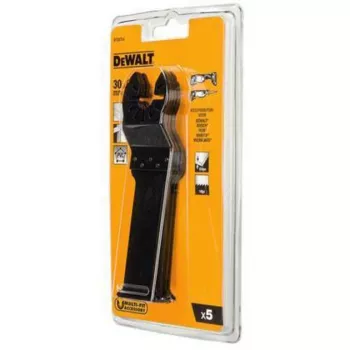 DEWALT DT20724-QZ įleidžiamojo pjovimo geležtės daugiafunkciams įrankiams, 67 x 30 mm, HCS, kietmedžiui, plastikui ir gipso kartonui, 5 vnt.