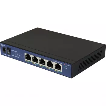 Tinklo jungiklis ALLNET ALL-SG8005P-2.5G, 5 prievadų, PoE palaikymas, 2.5G magistralinis ryšys