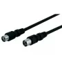 Wentronic Goobay anteninis jungiamasis kabelis, juodas, 15 m – IEC/Coax kištukas IEC/Coax lizdas (50912)