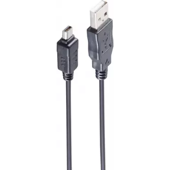 Kameros laidas ShiverPeaks BS77372 1,5 m Juodas USB-A
