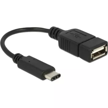 USB adapteris DeLOCK 65579 USB 2.0 0.15 m USB C USB A juodas