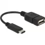 USB adapteris DeLOCK 65579 USB 2.0 0.15 m USB C USB A juodas