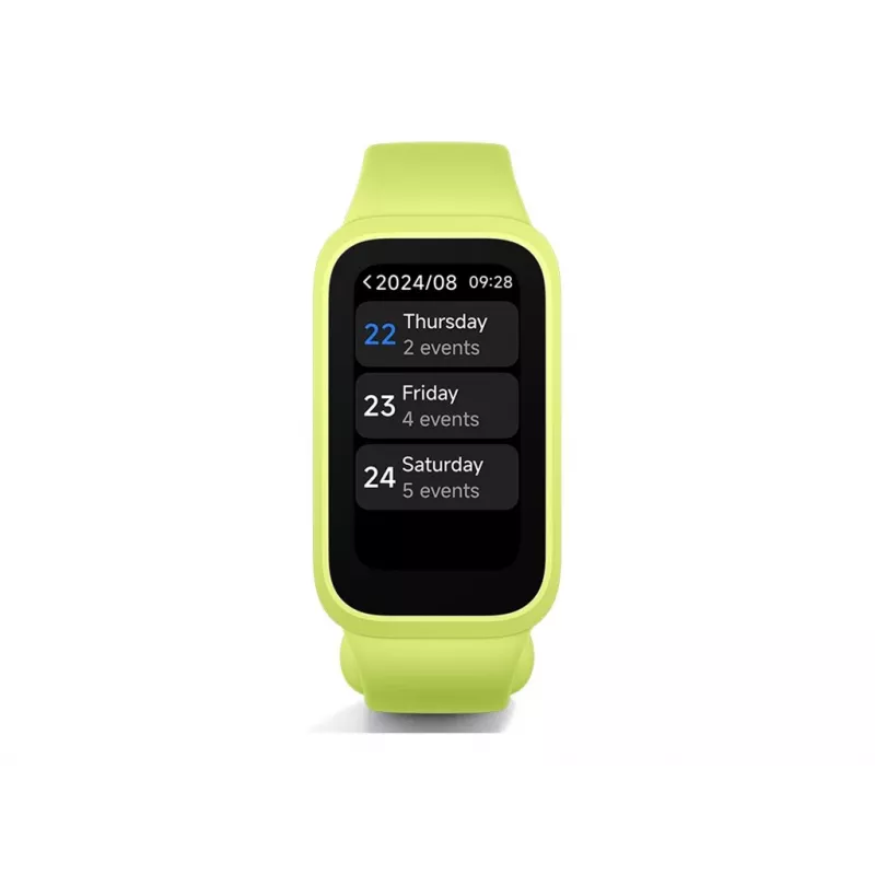 Fitness apyrankė Xiaomi 9 Active Green – širdies ritmo monitorius, aktyvumo sekiklis, modelis 70783