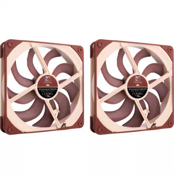 Noctua NF-A14x25 G2 PWM Sx2 PP 140mm dvigubas ventiliatorių rinkinys