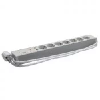Bachmann 333.604 7x kištukinis lizdas Schuko, 2 m