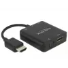Delock kompaktiškas HDMI garso ekstraktorius 4K 60 Hz (63276)