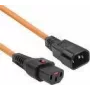 ACT Powercord C13 IEC Lock C14 oranžinis 1 m PC938 230V 10A
