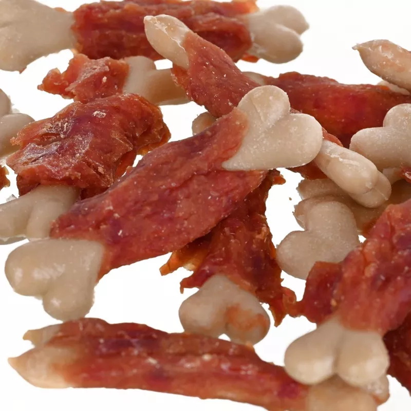 Šunų skanėstai PETITTO anties ir kalcio kubeliai, 500 g