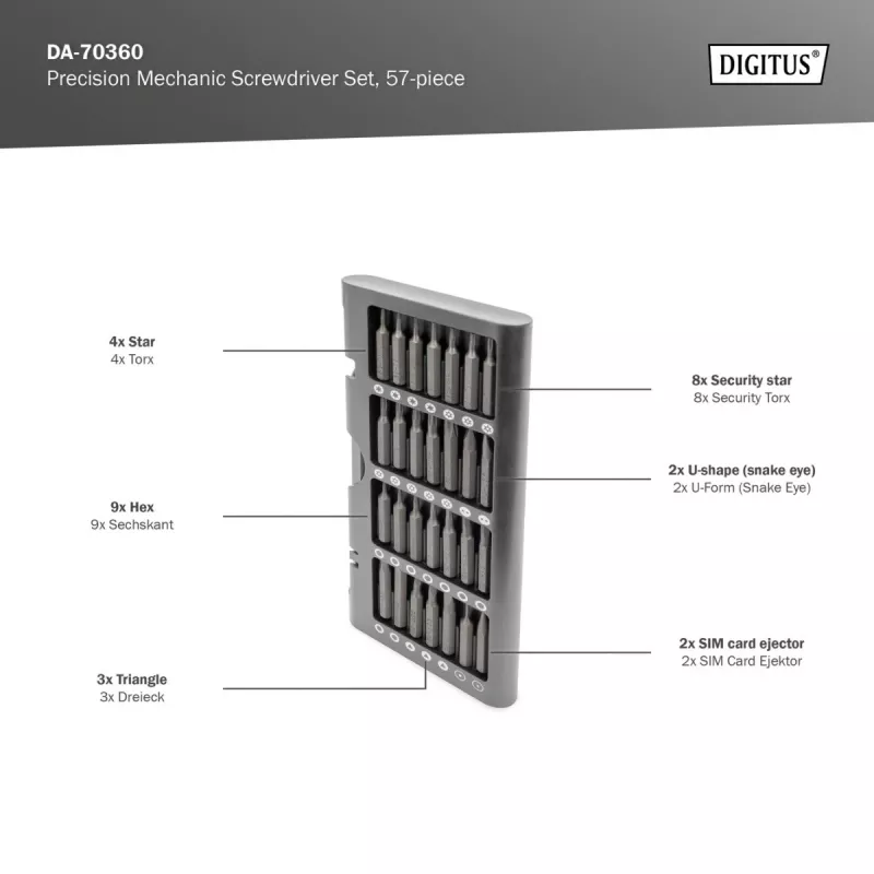 Atsuktuvų rinkinys DA-70360