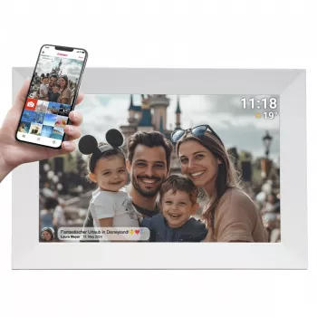 Denver FRAMEO 10.1 16GB balta skaitmeninė nuotraukų rėmelis
