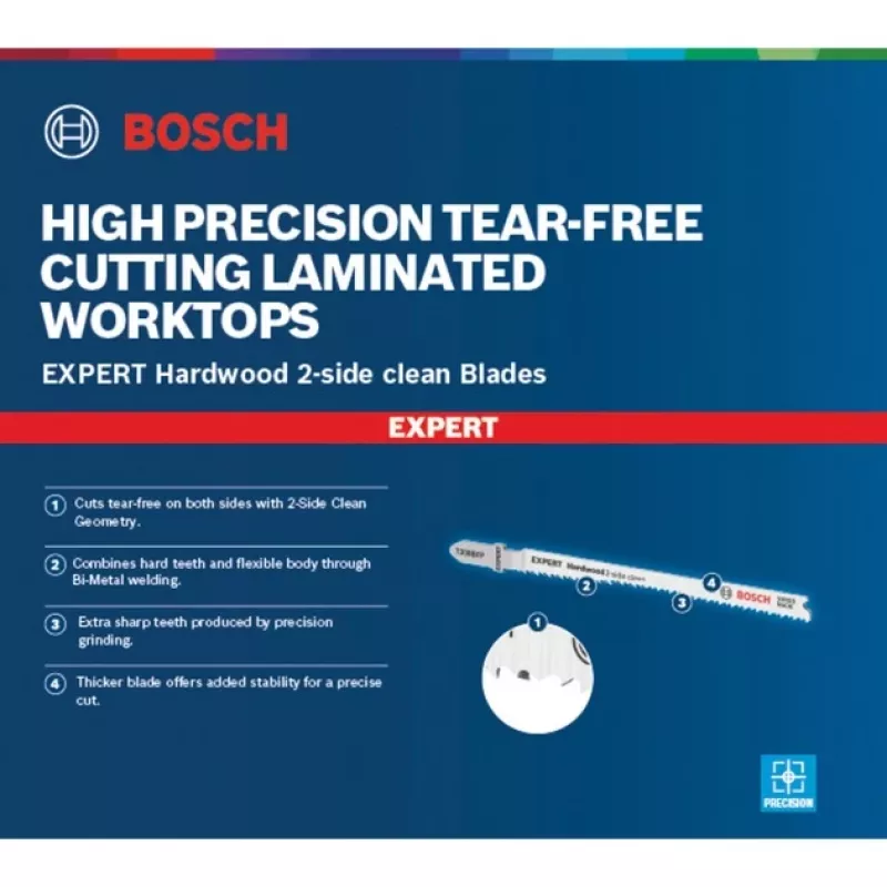Bosch T 308 BFP pjūklo geležtė Bimetal 5 vnt.