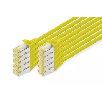 Digitus DK-1644-A-020-Y-10 Ethernet Patch Laidas geltonas