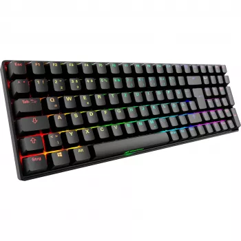Sharkoon SGK50 S2 belaidė RF žaidimų klaviatūra, QWERTZ vokiškas išdėstymas