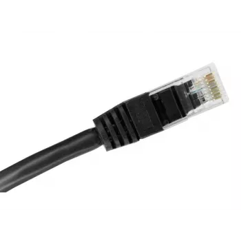 Alantec KKU5CZA1 tinklo kabelis juodas 0,25 m Cat5e U/UTP (UTP)