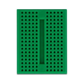Breadboard DELOCK 18321 – litavimo nereikalaujanti prototipavimo plokštė, plastikinė, 36×46×10 mm, žalia