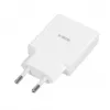 iBox ILUC43W universalus mobiliojo įrenginio kroviklis baltas AC vidaus