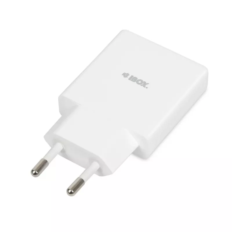 iBox ILUC43W universalus mobiliojo įrenginio kroviklis baltas AC vidaus