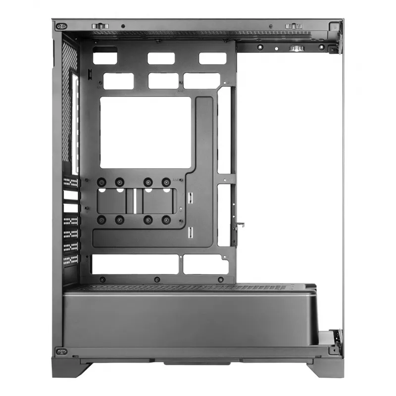 TACENS Mars Gaming MCPRISMA Midi Tower PC korpusas, juodas, grūdintas stiklas, ATX/Micro-ATX/Mini-ITX, 2x3,5 colio + 2x2,5 colio lizdai