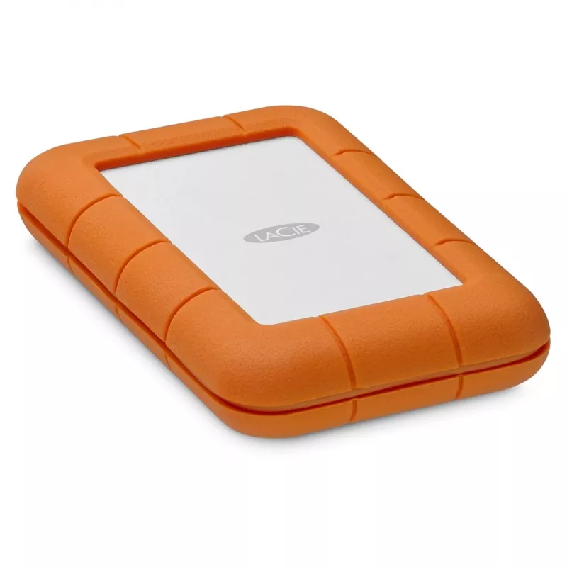 LaCie Rugged USB-C išorinis kietasis diskas 5 TB USB Type-C 3.2 Gen 1 (3.1 Gen 1) pilkai geltonas