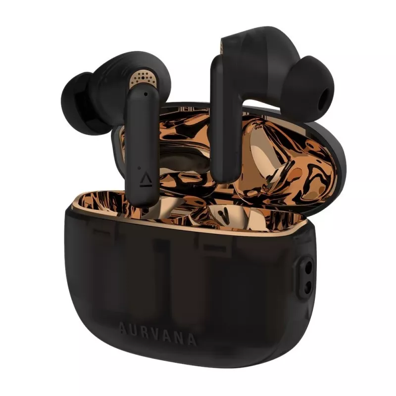 Creative Aurvana Ace 2 į ausis įstatomos belaidės Bluetooth ausinės juodos