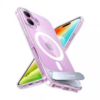 Skaidrus apsauginis dėklas iPhone 16 Torras PSTAND SERIES X00FX1932