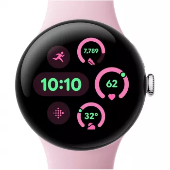 Google Pixel Watch 3 - 41 mm - Aliuminis Sidabrinis poliruotas