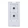 Korpusas MidiTower Lian Li LANCOOL 207 baltas, permatomas šoninis langas, ATX/MicroATX/MiniITX, be maitinimo šaltinio